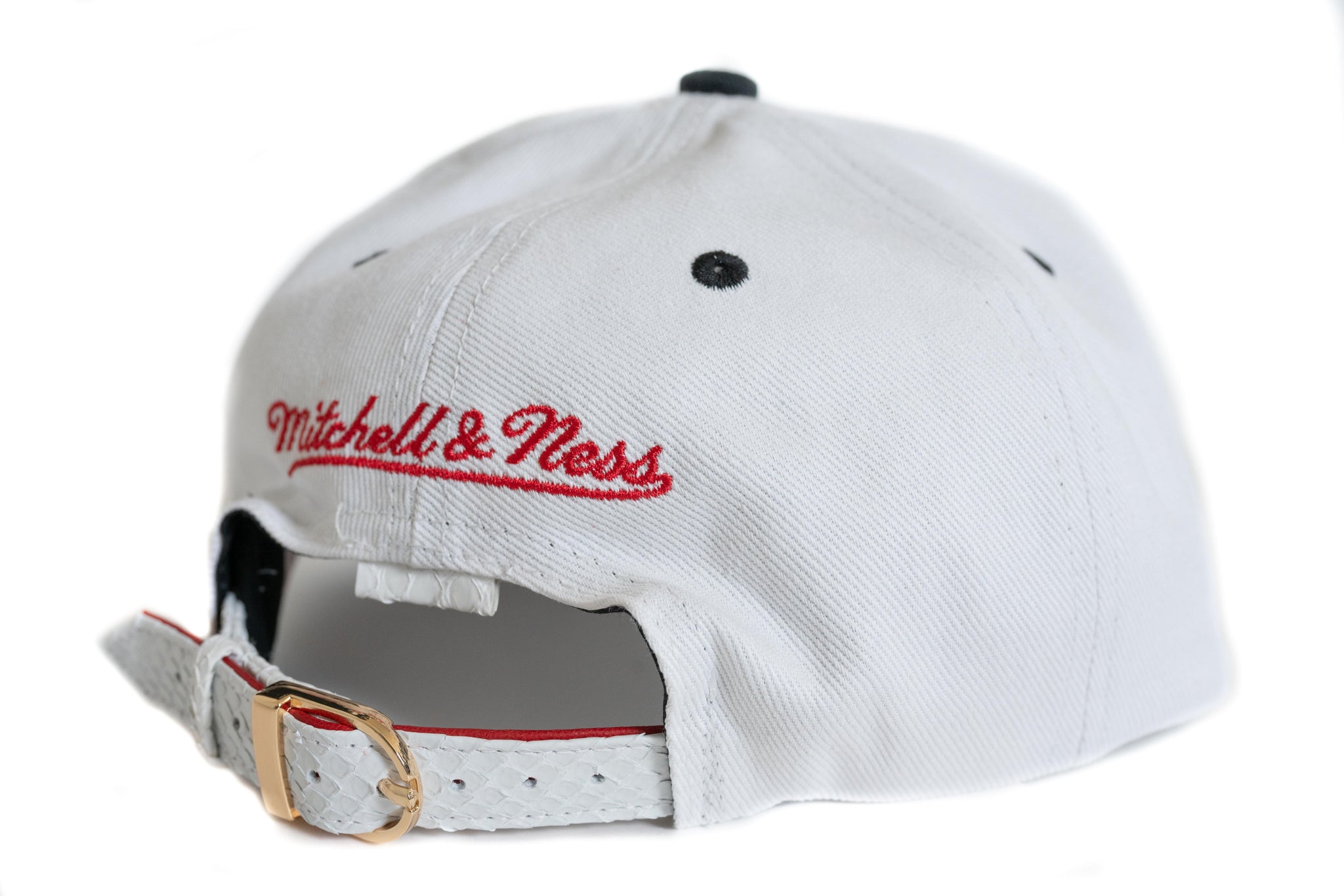 Custom Mitchell & Ness Chicago Bulls 1993 NBA Finals All White Strapback