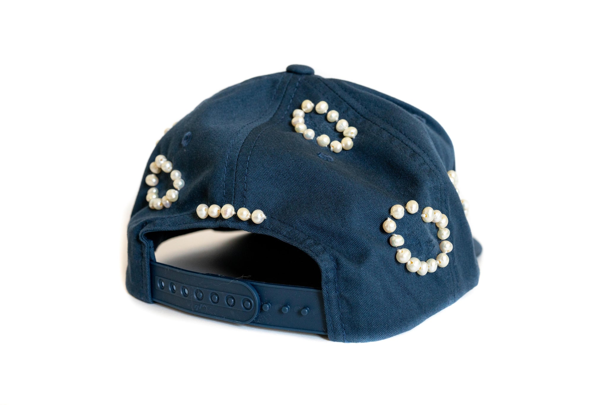 Custom Navy Blue Pearl Hat