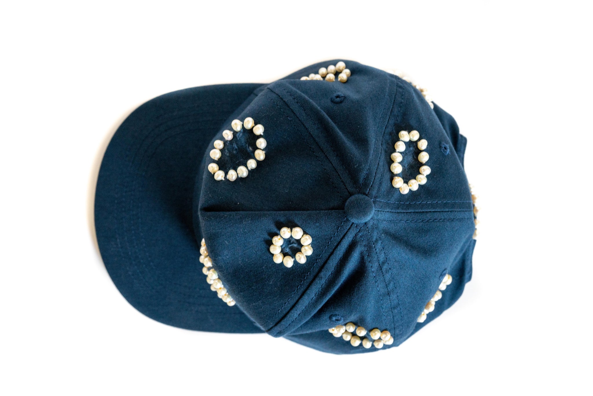 Custom Navy Blue Pearl Hat
