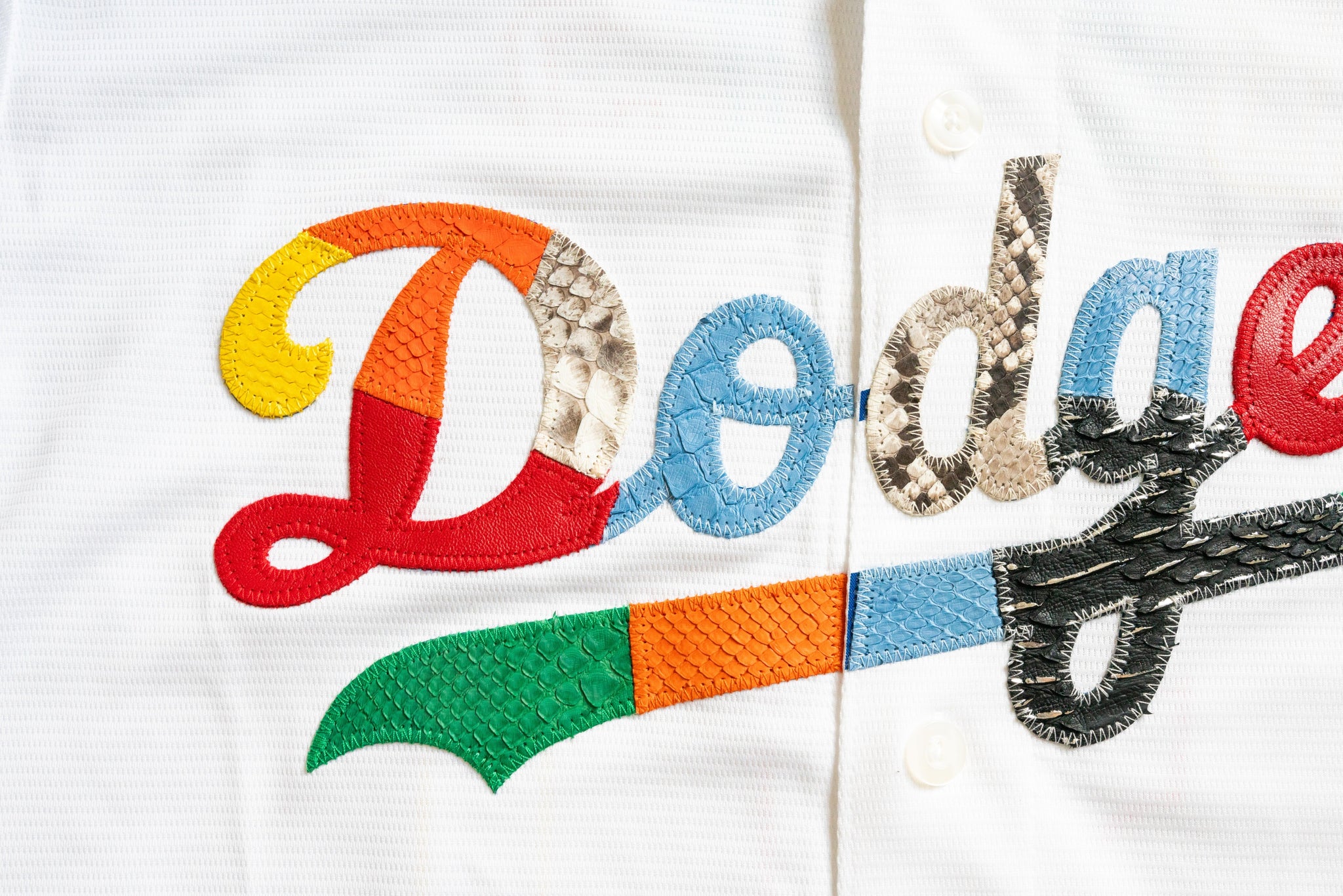 Custom Nike Mookie Betts "What The" Python Jersey