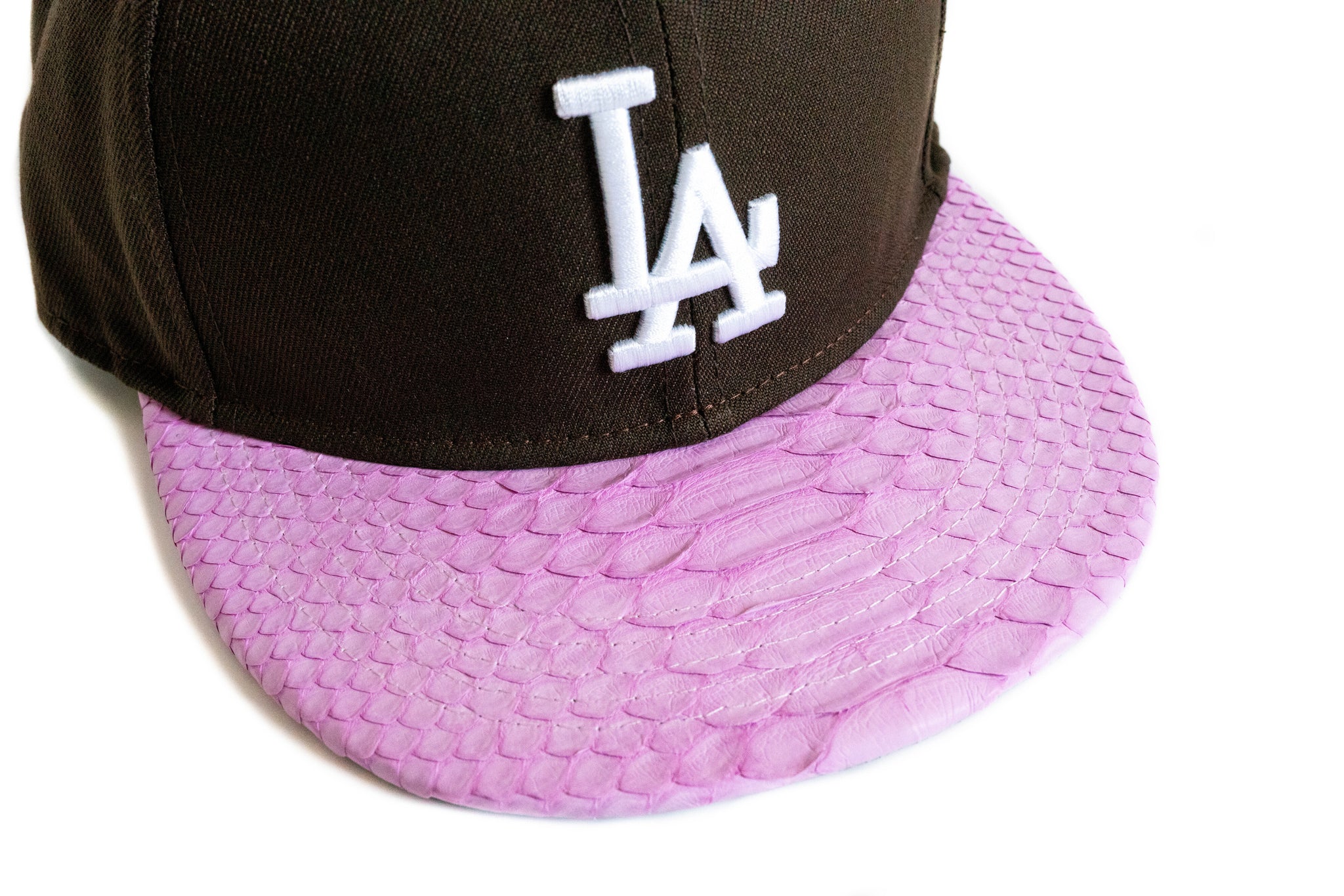 Custom New Era x Los Angeles Dodgers Python Fitted (Neapolitan)