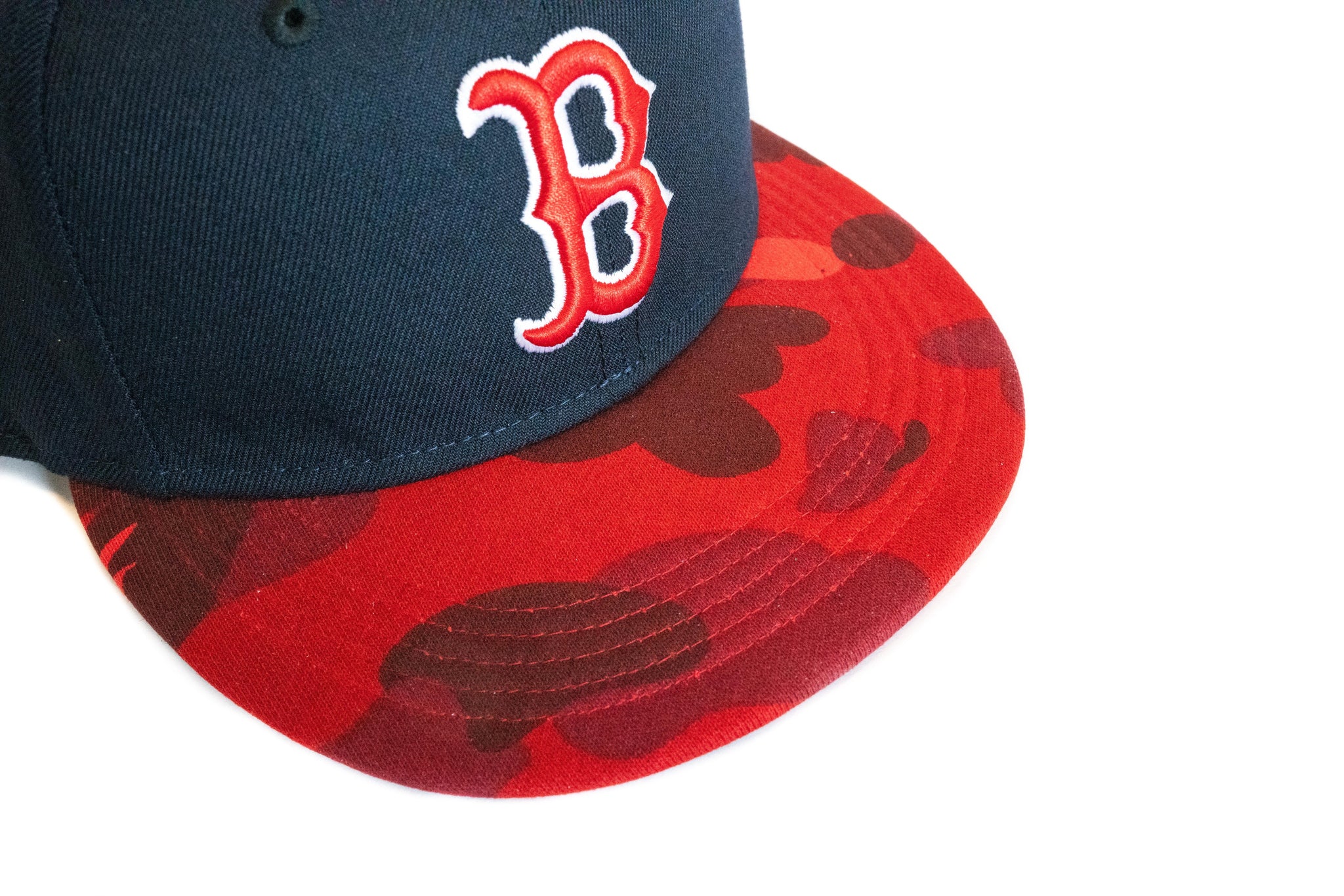 Custom BAPE x Boston Red Sox Fitted