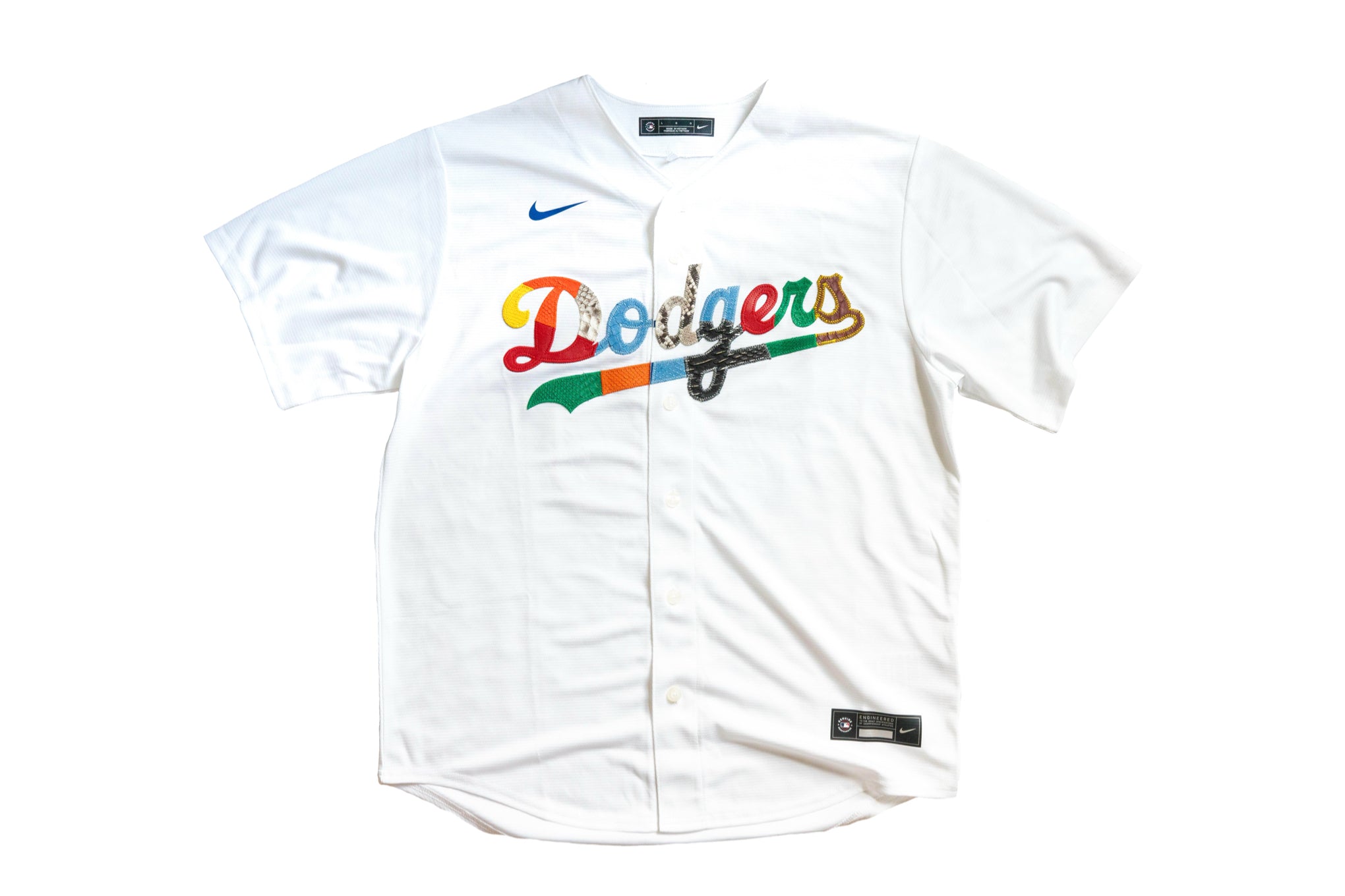 Custom Nike Mookie Betts "What The" Python Jersey