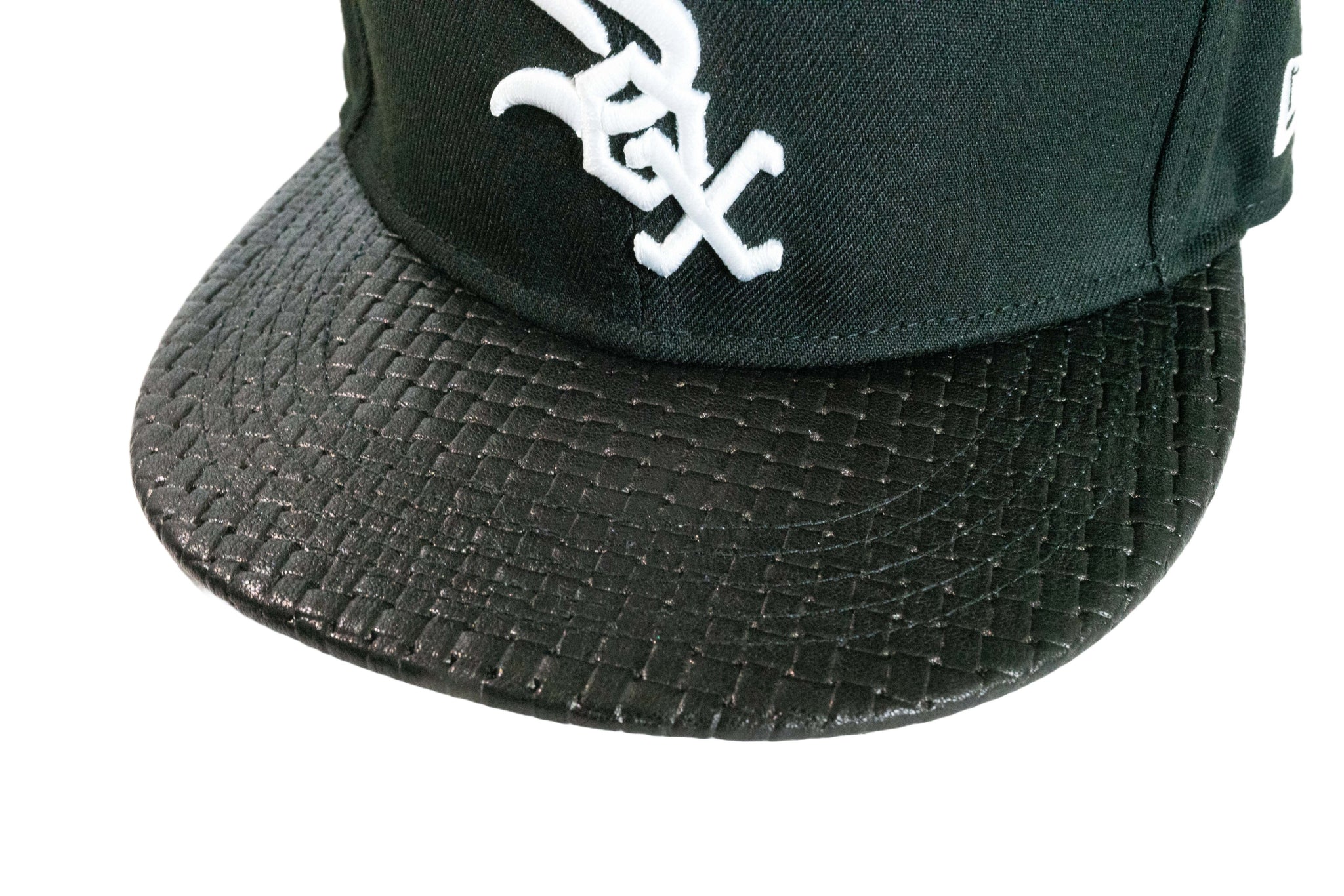 Custom Chicago White Sox Woven Leather Fitted
