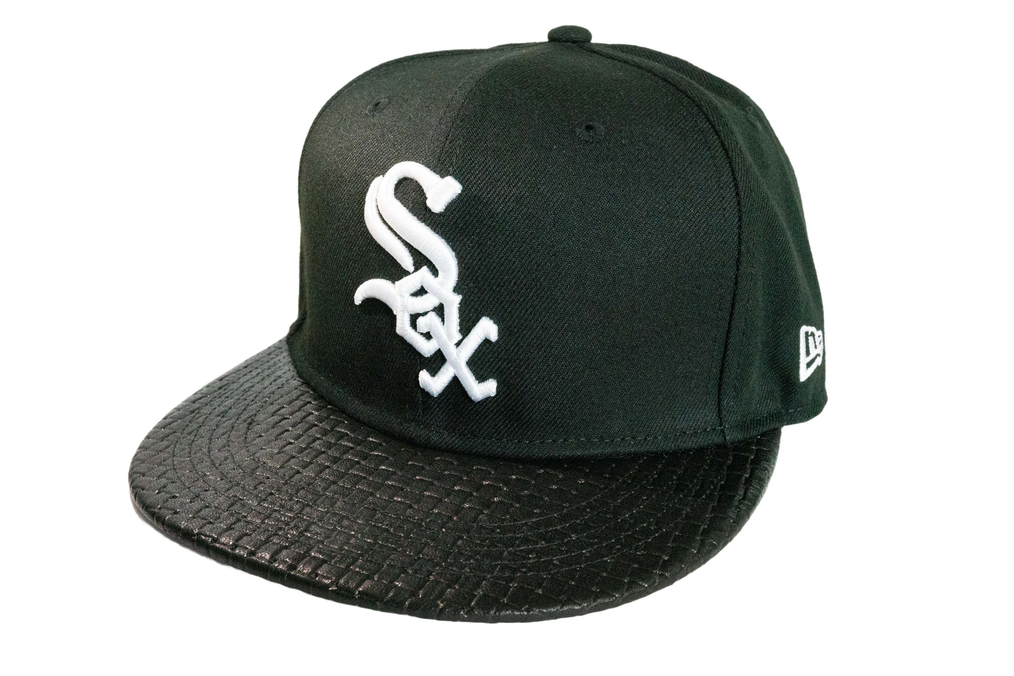 Custom Chicago White Sox Woven Leather Fitted