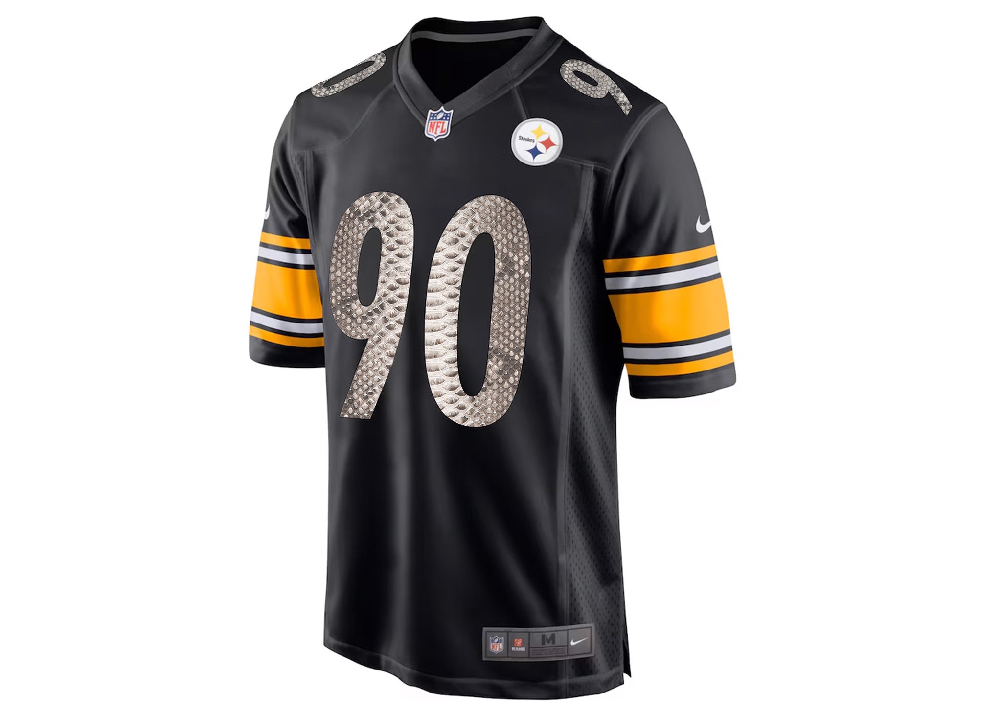 Custom TJ Watt Pittsburgh Steelers Nike Python Jersey