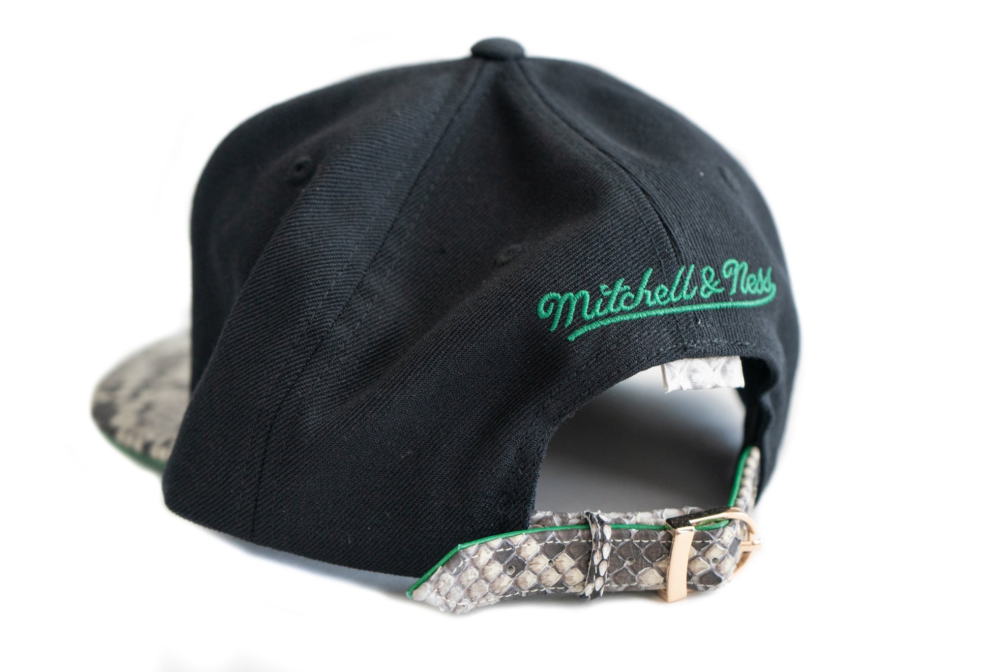 Custom Mitchell & Ness Boston Celtics Clover Strapback
