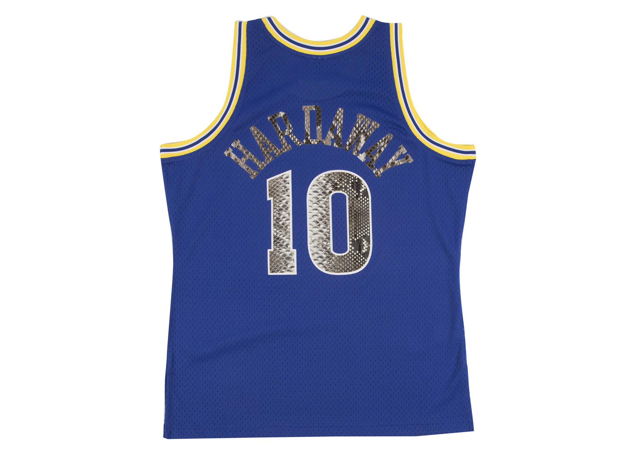 Custom Mitchell & Ness Tim Hardaway 1993-1994 Golden State Warriors Python Jersey