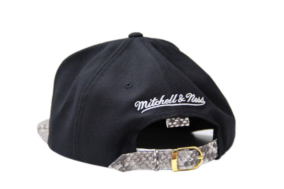 Custom Mitchell & Ness Brooklyn Nets Solid Strapback