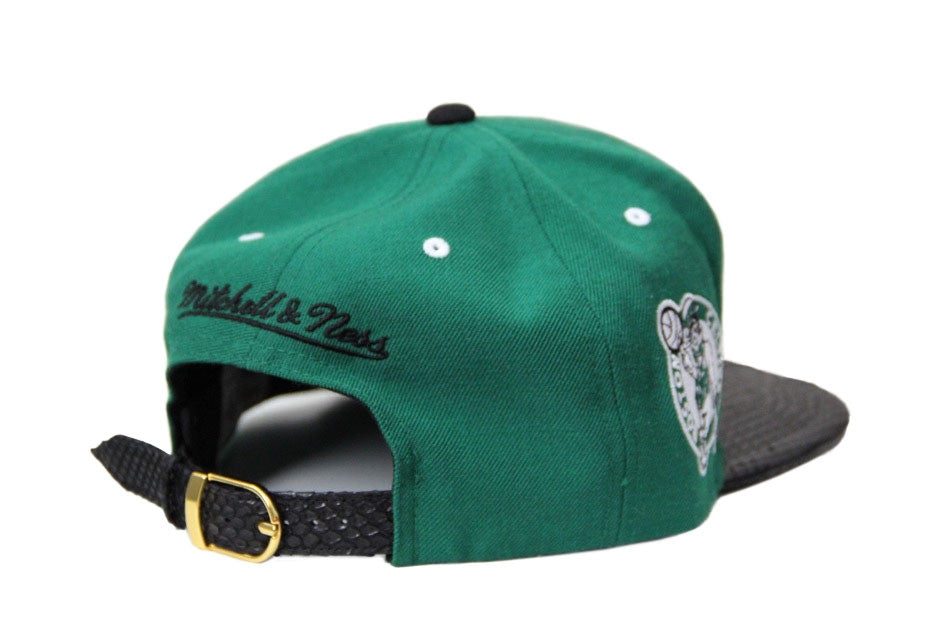 Custom Mitchell & Ness Boston Celtics The Script Strapback