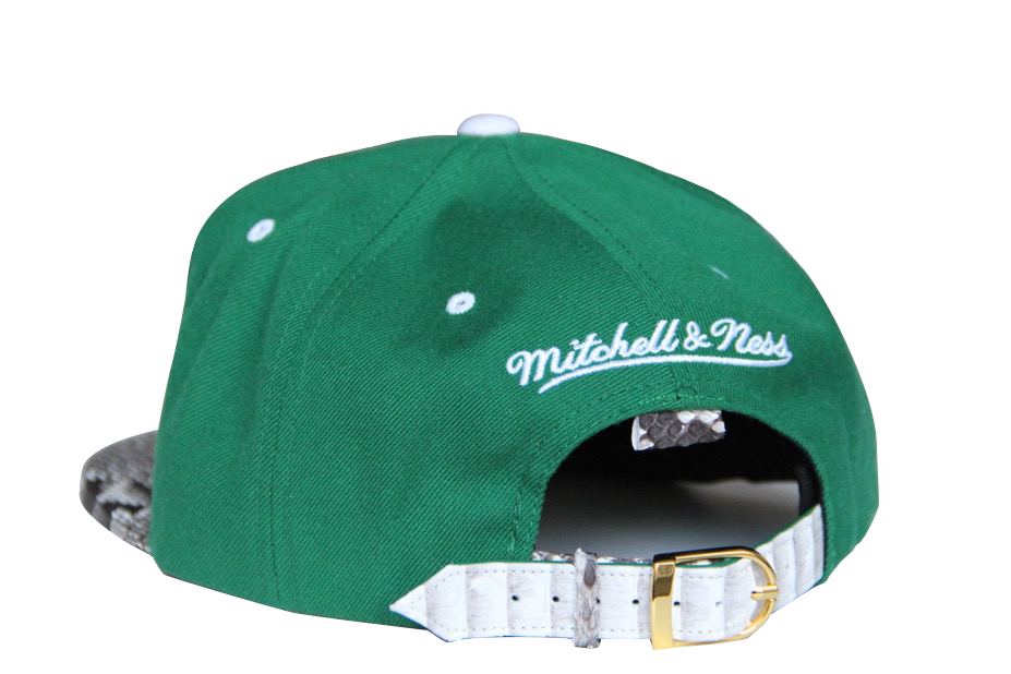 Custom Mitchell & Ness New York Jets The Script Strapback
