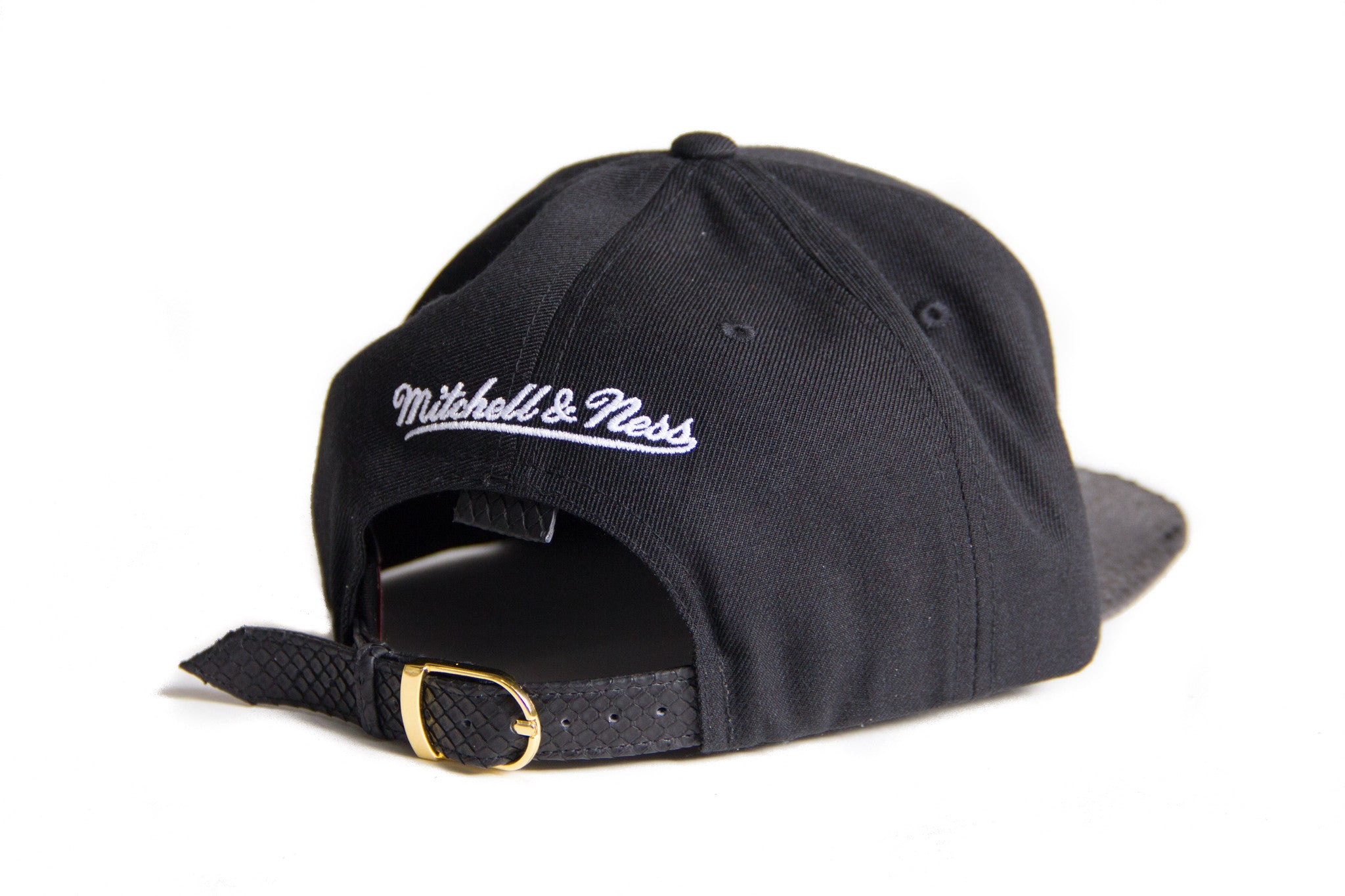 Custom Mitchell & Ness Toronto Raptors Special Script Black Strapback