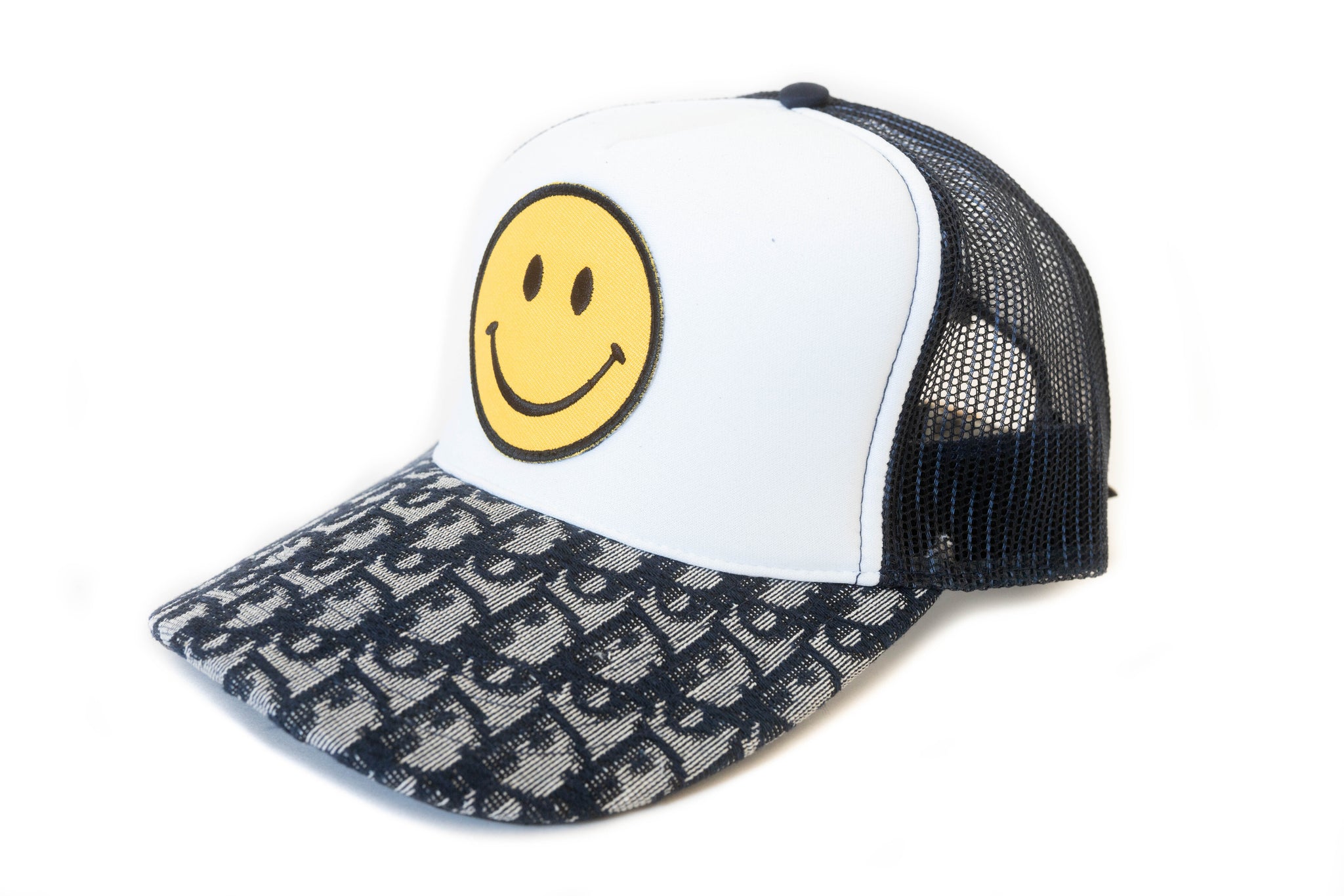 HATSURGEON x Custom Smiley Face Dior Trucker Hat Strapback