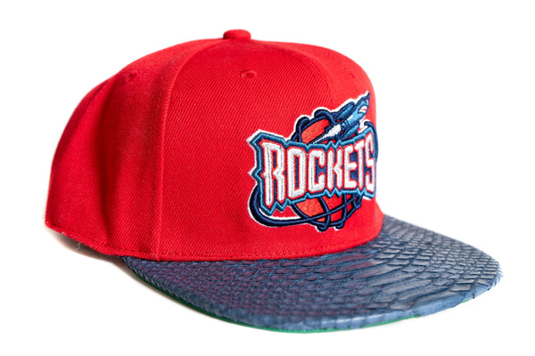 HATSURGEON x Mitchell & Ness Houston Rockets Red/Navy Strapback