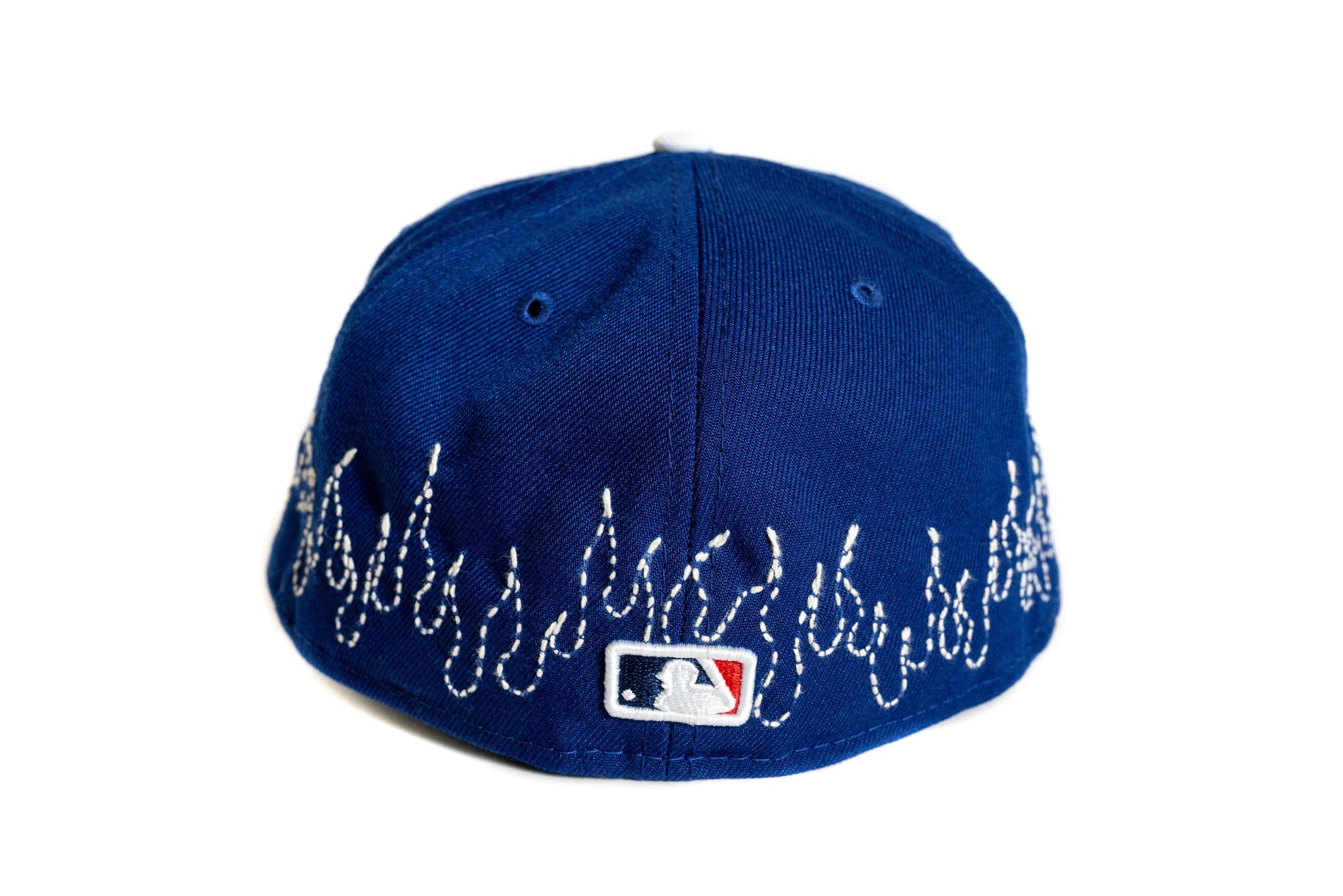 Custom New Era Los Angeles Dodgers Flames Sashiko Hat