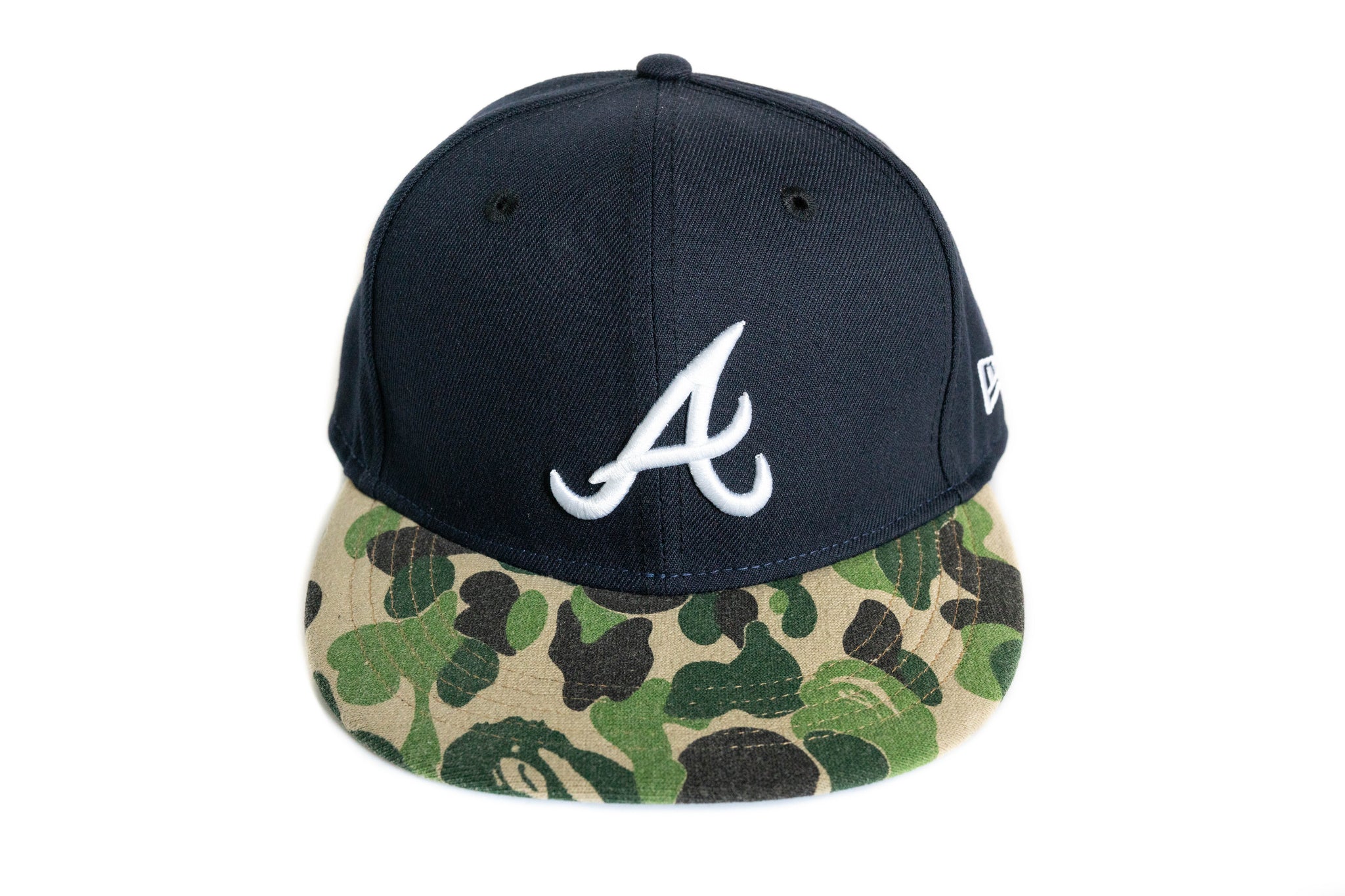 BAPE x Atlanta Braves Fitted (Navy Blue)