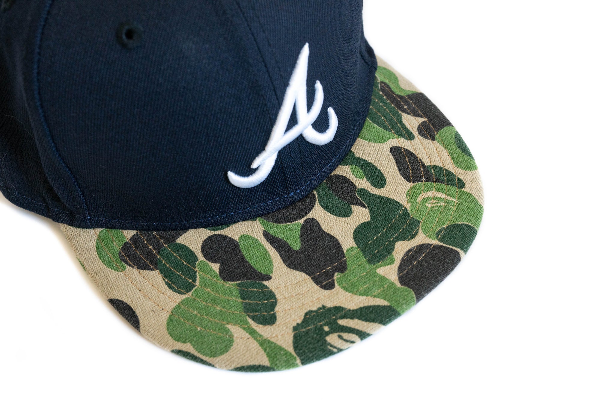 BAPE x Atlanta Braves Fitted (Navy Blue)