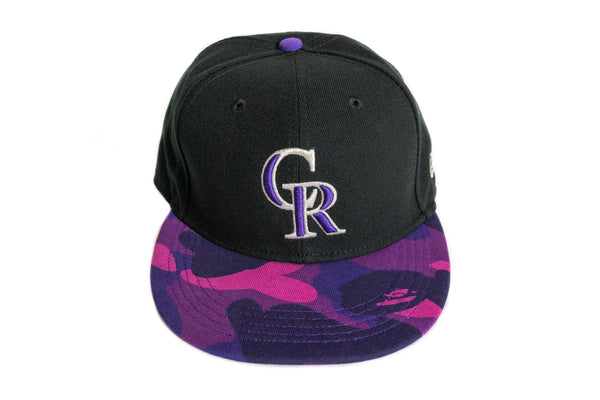 Custom BAPE x Colorado Rockies Fitted (Purple)
