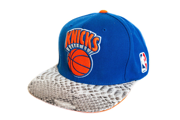 Custom Mitchell & Ness New York Knicks Basic Logo Strapback (Natural)