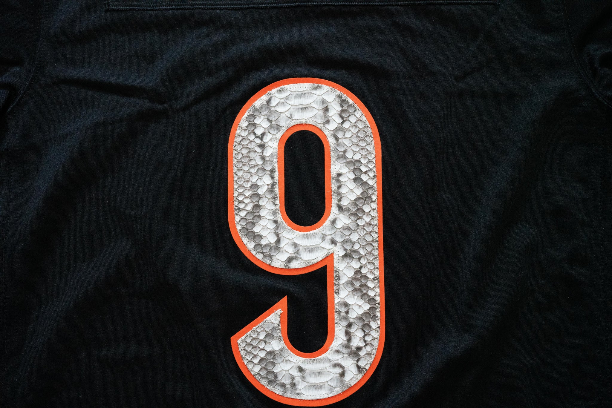 Custom Nike Joe Burrow Cincinnati Bengals Python Black Jersey