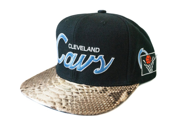 Custom Mitchell & Ness Cleveland Cavaliers Script Strapback