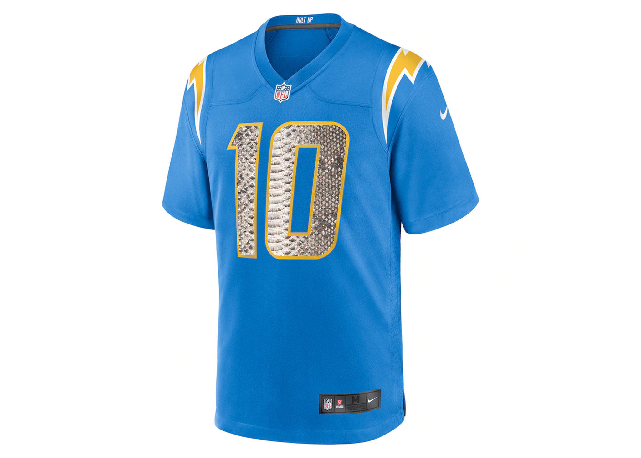 Custom Justin Herbert Los Angeles Chargers Nike Python Jersey