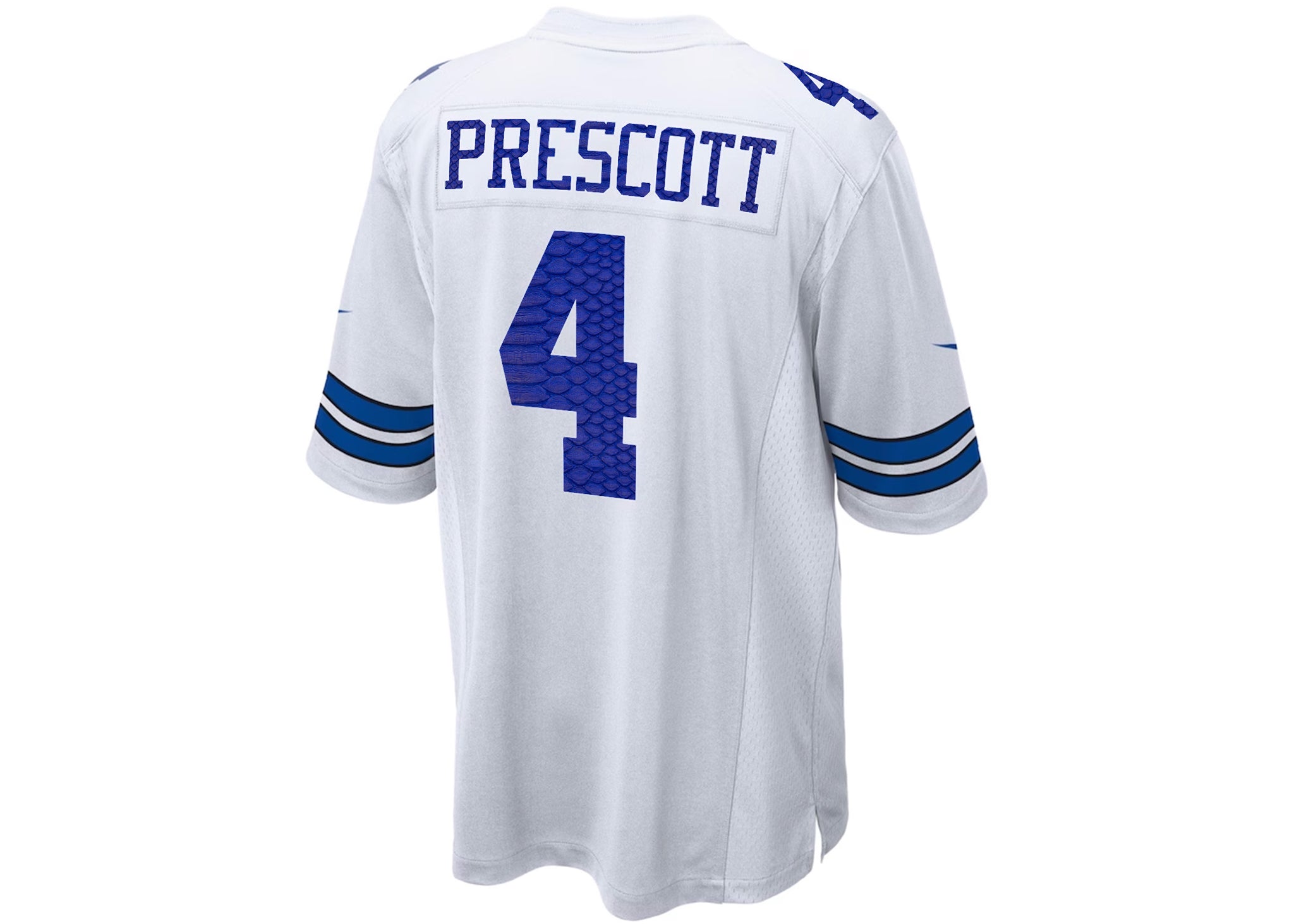 Nike Dak Prescott Dallas Cowboys Python White Jersey