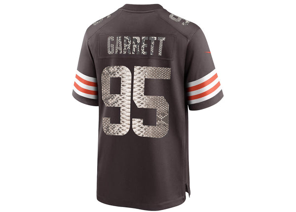 Custom Myles Garrett Cleveland Browns Nike Python Jersey