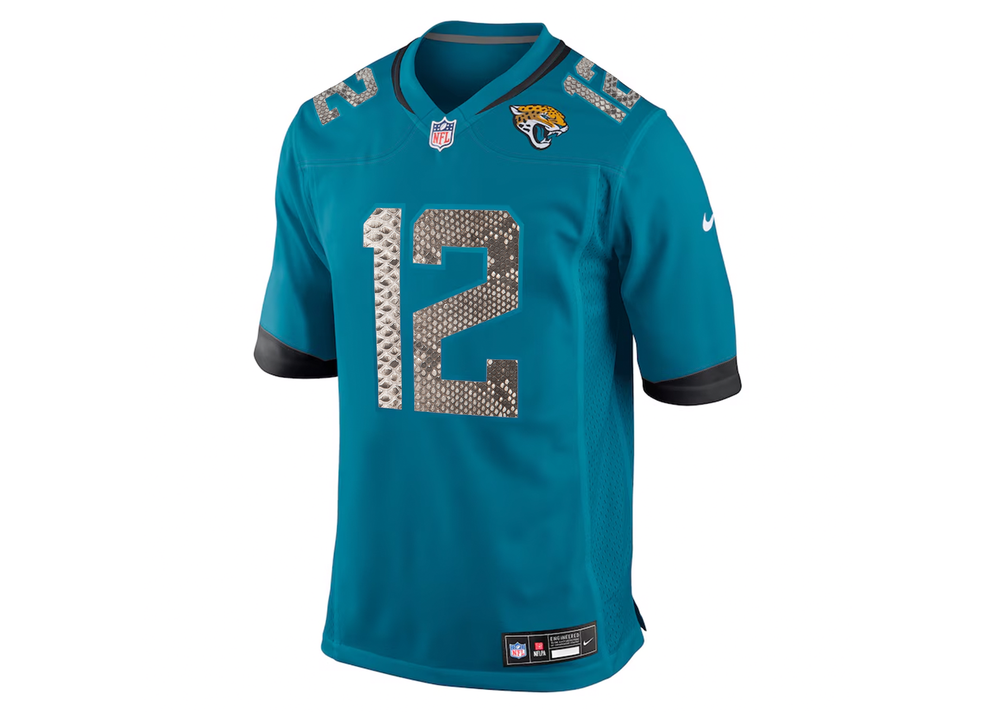 Custom Travis Hunter Jacksonville Jaguars Nike Python Jersey