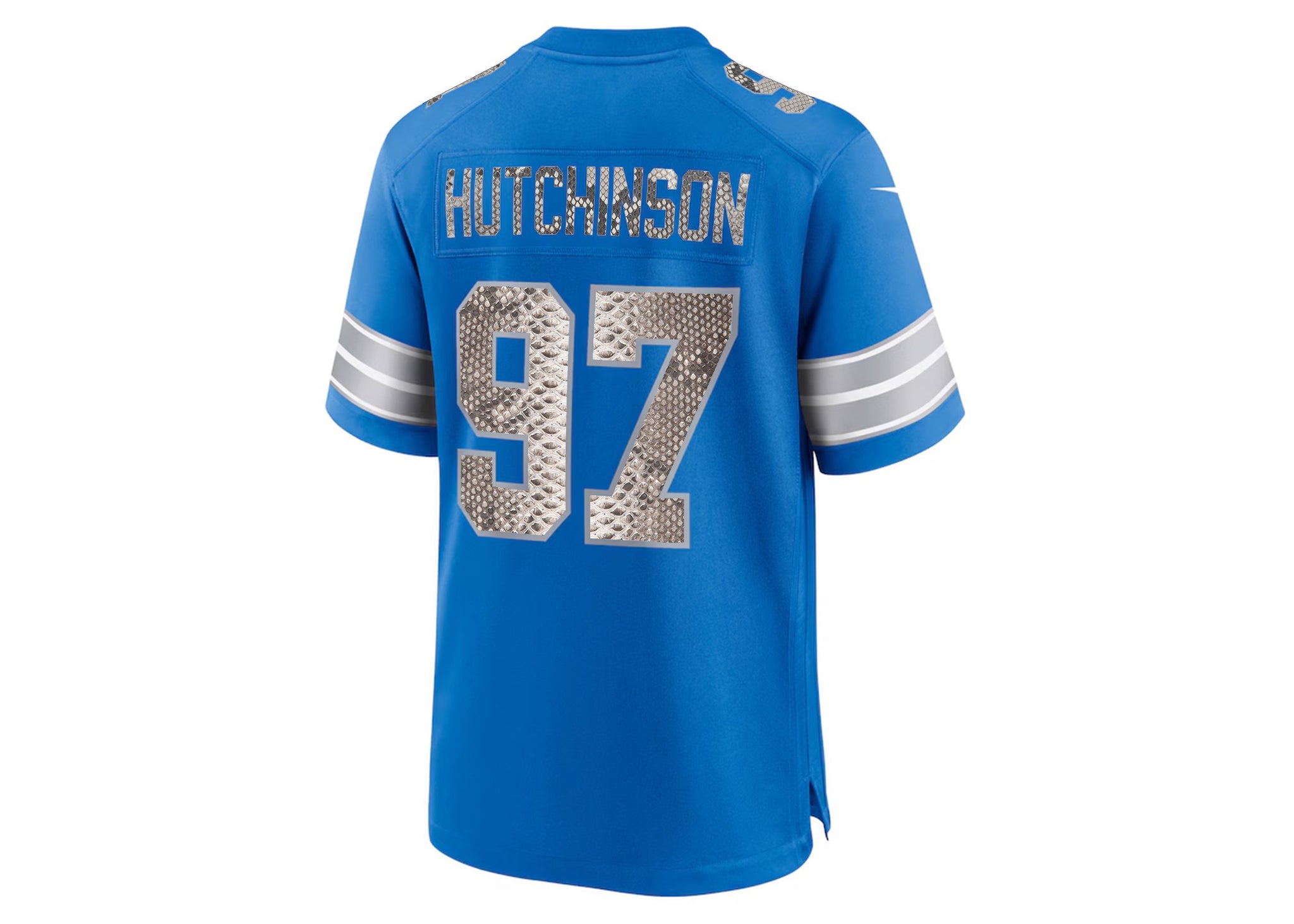 Custom Aiden Hutchinson Detroit Lions Nike Python Jersey