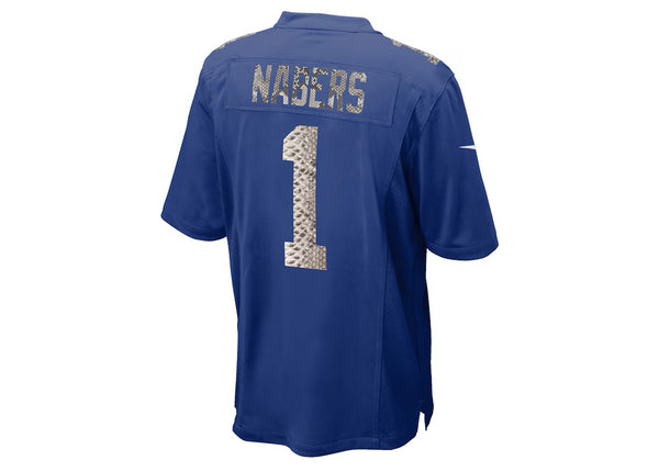 Nike Malik Nabers New York Giants Python Jersey