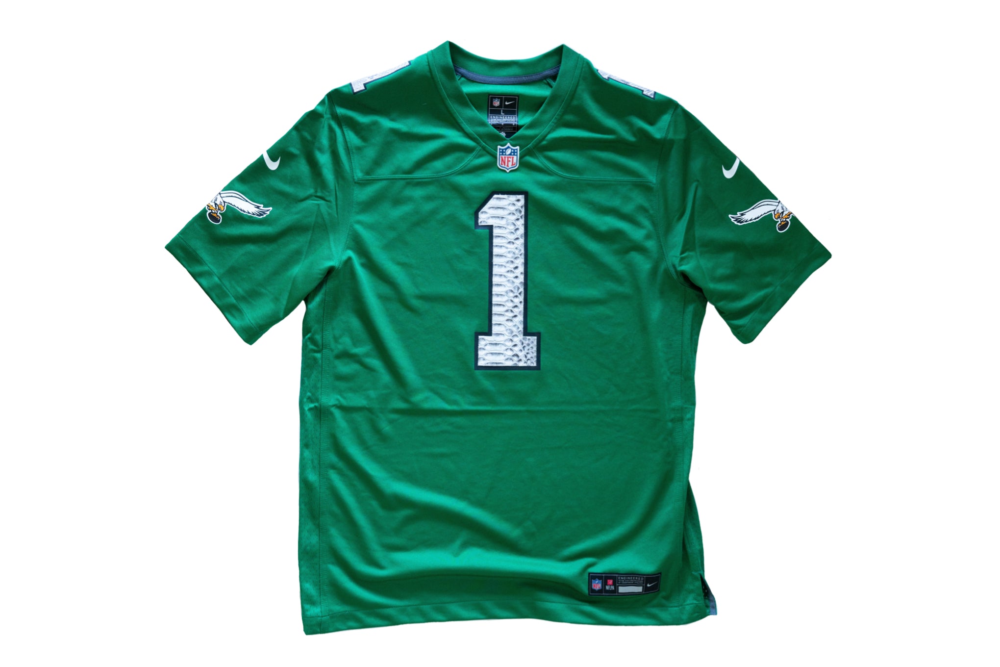 Custom Jalen Hurts Philadelphia Eagles Nike Python Jersey