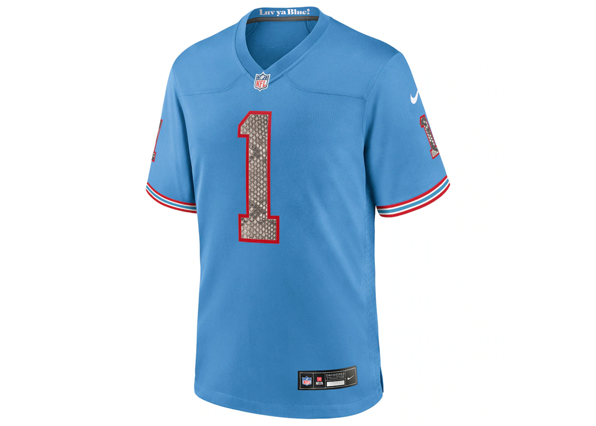 Custom Cam Ward Tennessee Titans Nike Python Jersey