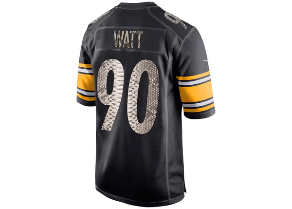 Custom TJ Watt Pittsburgh Steelers Nike Python Jersey