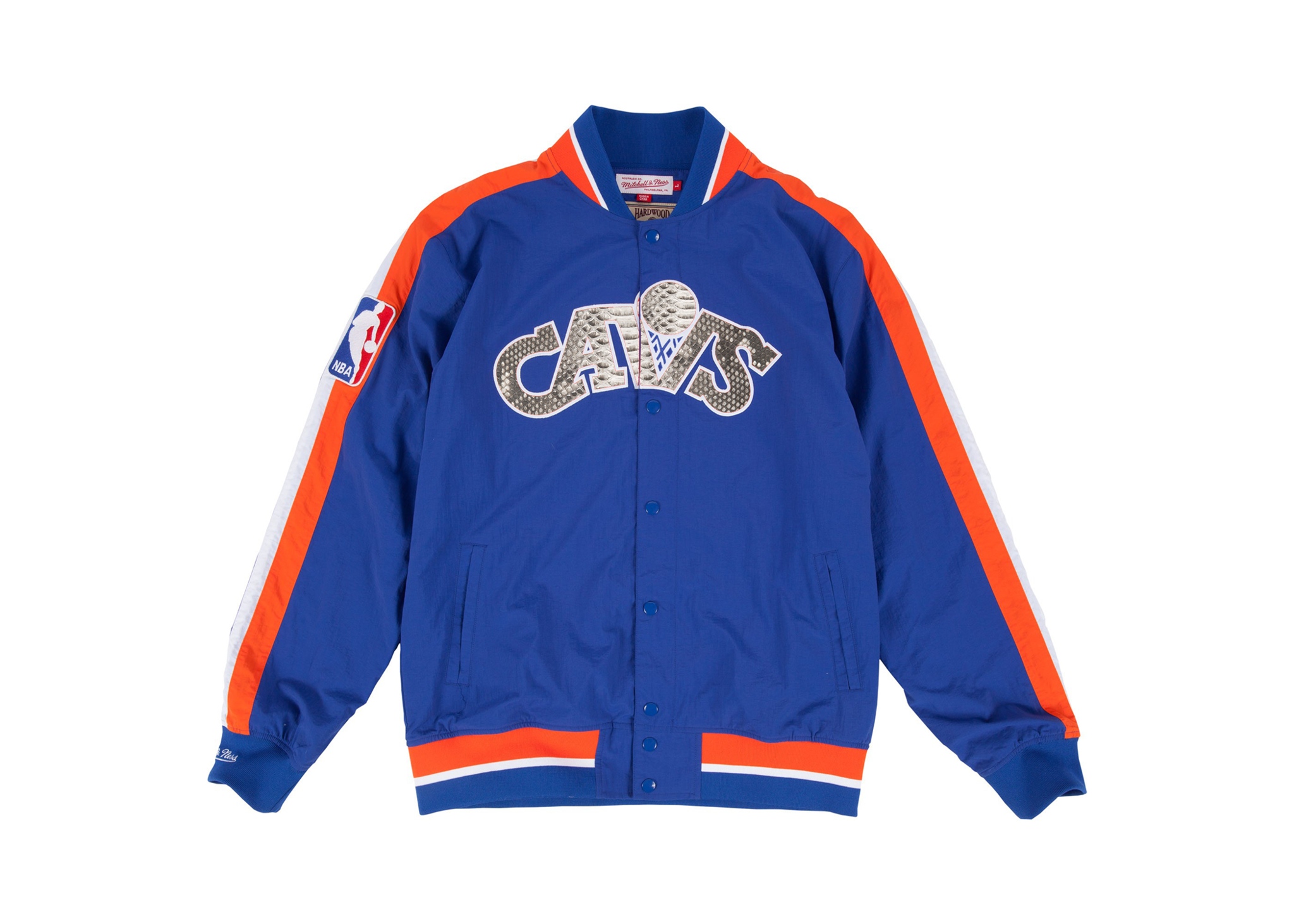Mitchell & Ness Cleveland Cavaliers "Nothing But Net" Python Warm Up Jacket