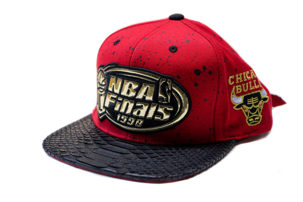 HATSURGEON x Mitchell & Ness Chicago Bulls 1998 NBA Finals Gold Strapback