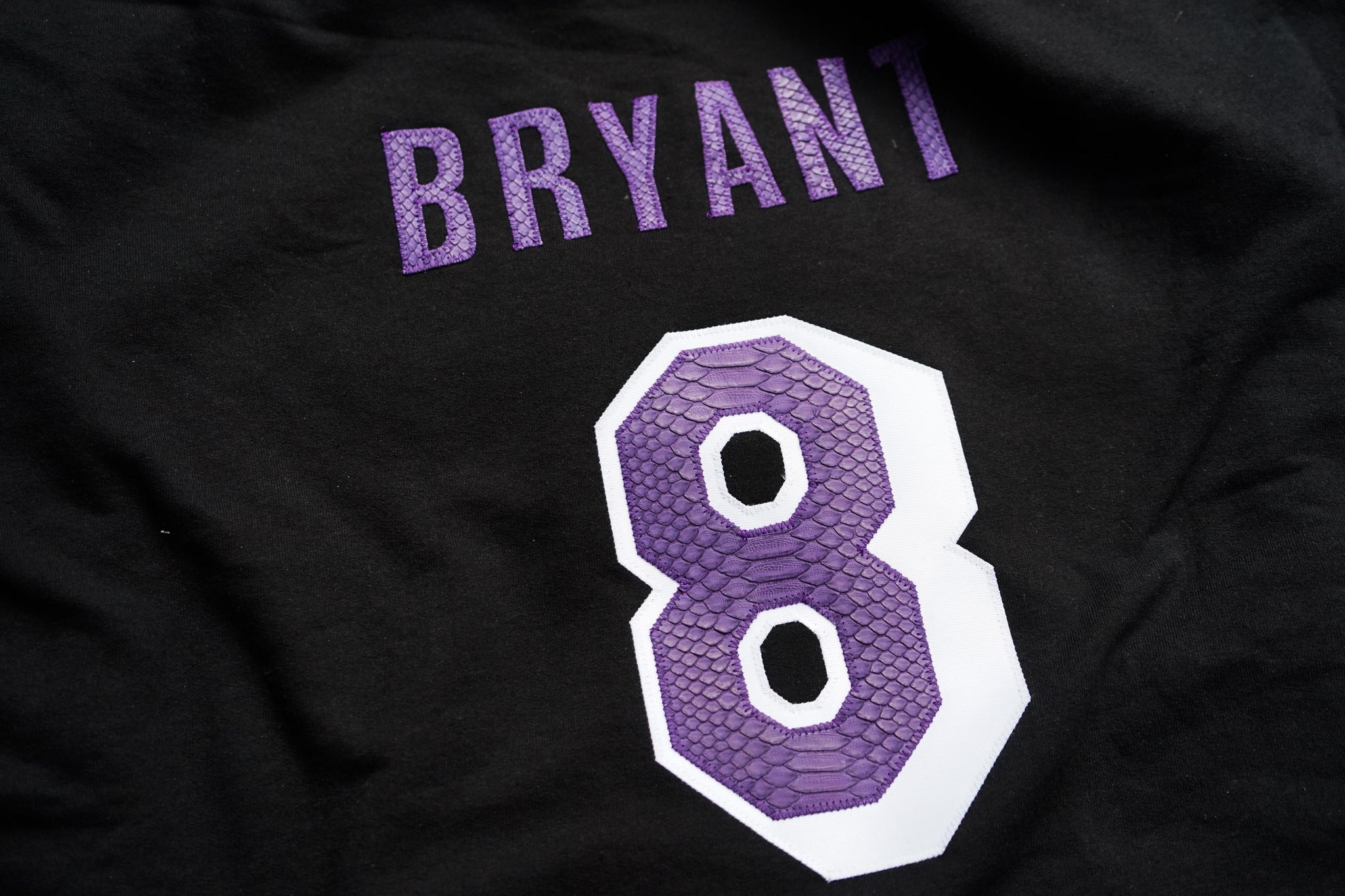 Custom Kobe Bryant Los Angeles Lakers "8" Python Hoodie
