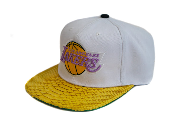 HATSURGEON x Mitchell & Ness Los Angeles Lakers Basic Logo Yellow Strapback