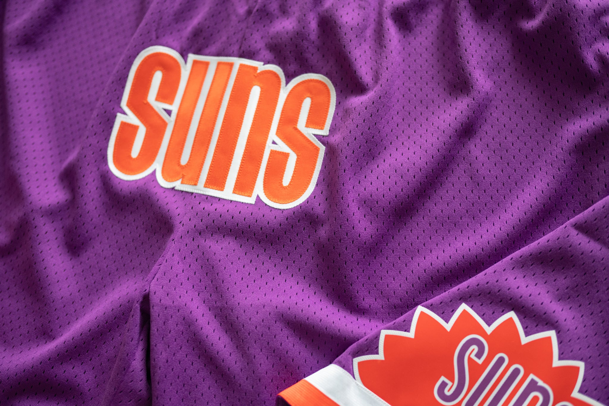 Mitchell & Ness Phoenix Suns 1991-1992 "SUNS" Purple Swingman Shorts