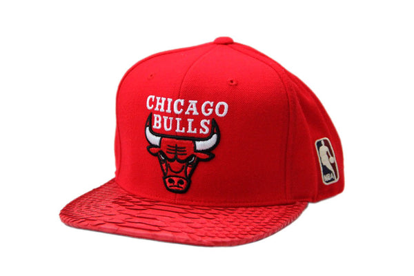 HATSURGEON x Mitchell & Ness Chicago Bulls Original Logo Red Strapback