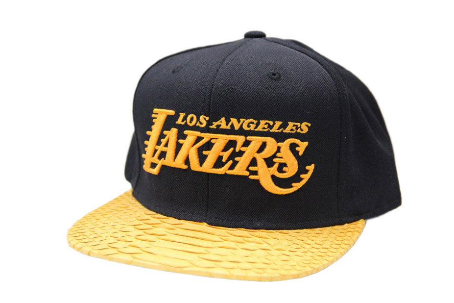 HATSURGEON x Mitchell & Ness Los Angeles Lakers Wool Solid Strapback