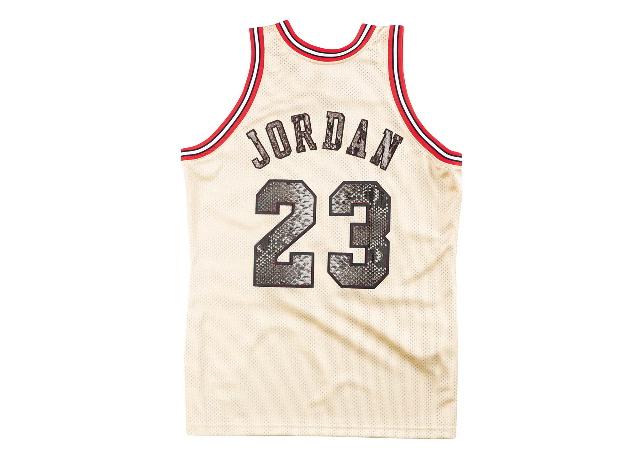 Mitchell & Ness Michael Jordan 1995-1996 Chicago Bulls Premium Gold Python Jersey