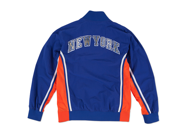 Mitchell & Ness New York Knicks "Nothing But Net" Python Warm Up Jacket
