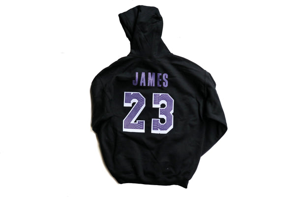 Custom Lebron James Los Angeles Lakers Python Hoodie