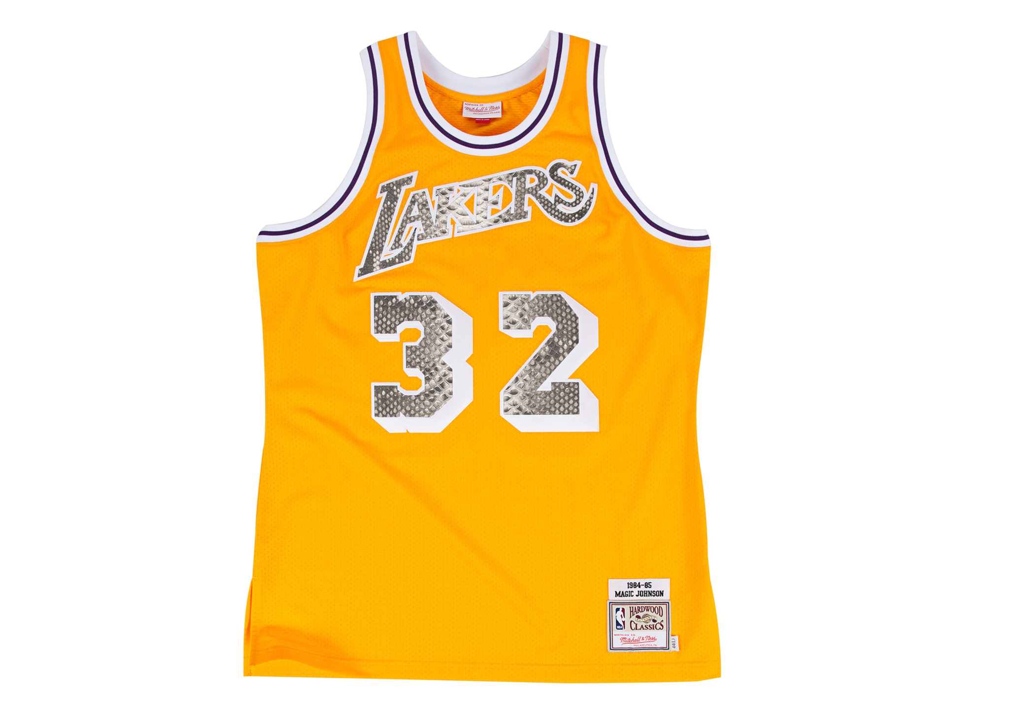 Mitchell & Ness Magic Johnson 1984-1985 Los Angeles Lakers Python Jersey