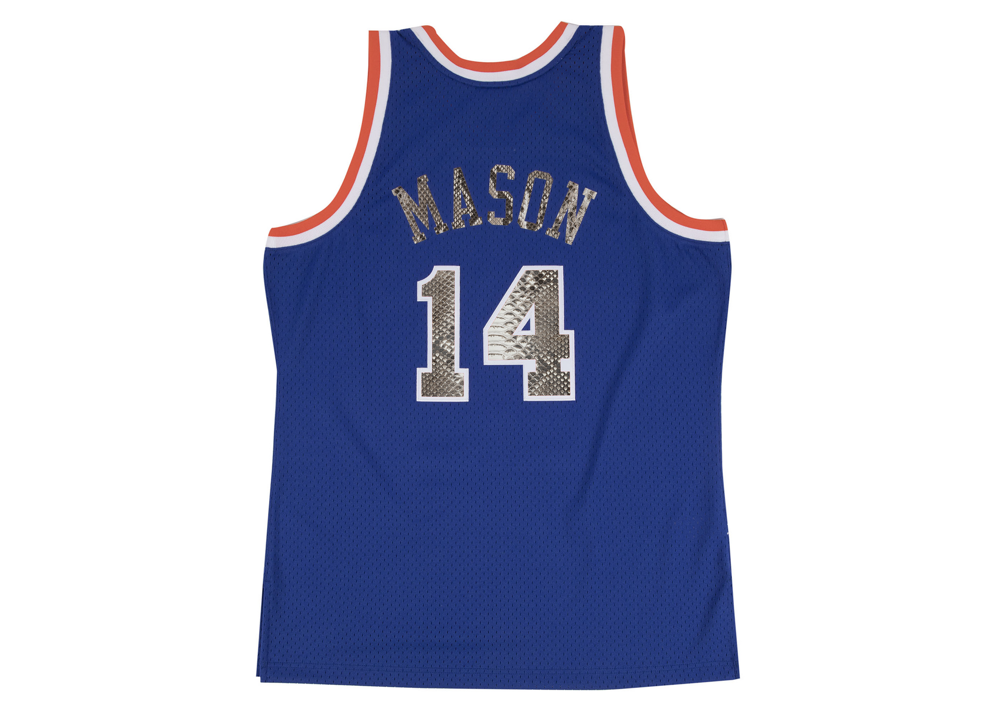 Mitchell & Ness Anthony Mason 1991-1992 New York Knicks Python Jersey