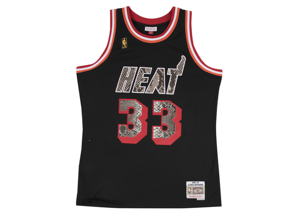 Mitchell & Ness Alonzo Mourning 1996-1997 Miami Heat Python Jersey