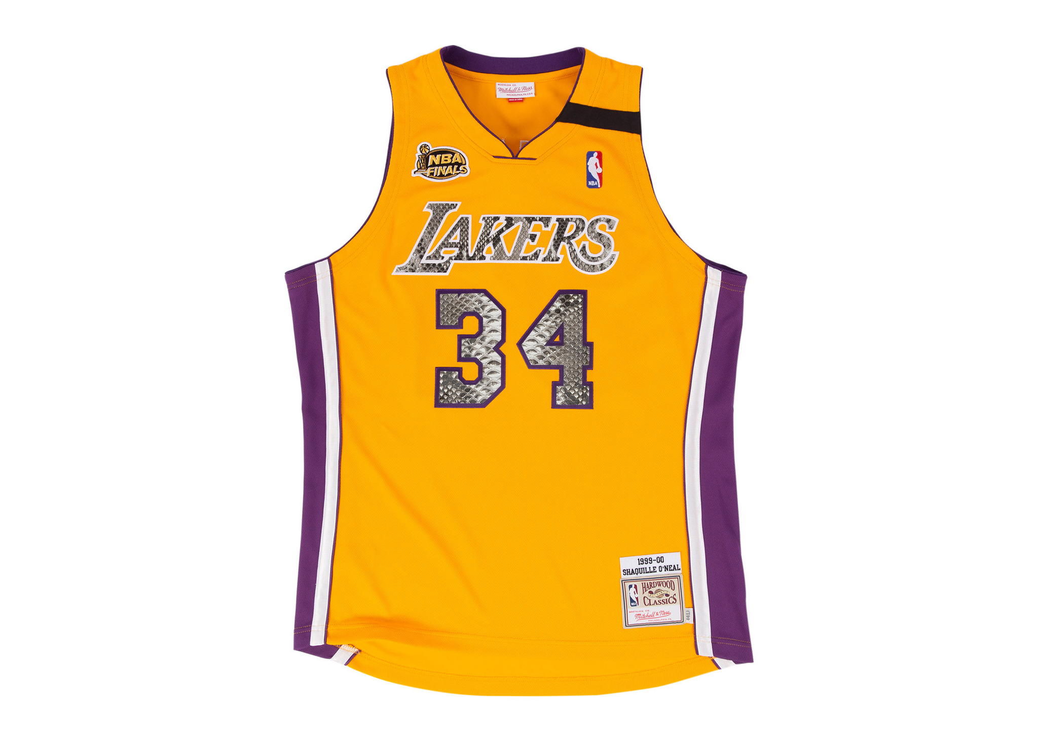 Mitchell & Ness Shaquille O'Neal 1999-2000 Los Angeles Lakers Python Jersey
