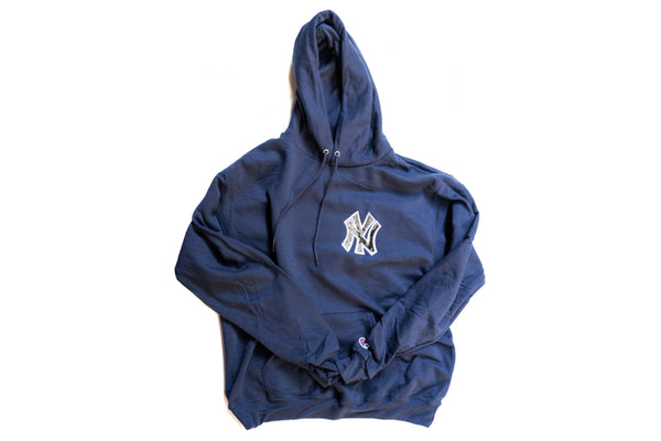 Custom New York Yankees Python Logo Champion Hoodie