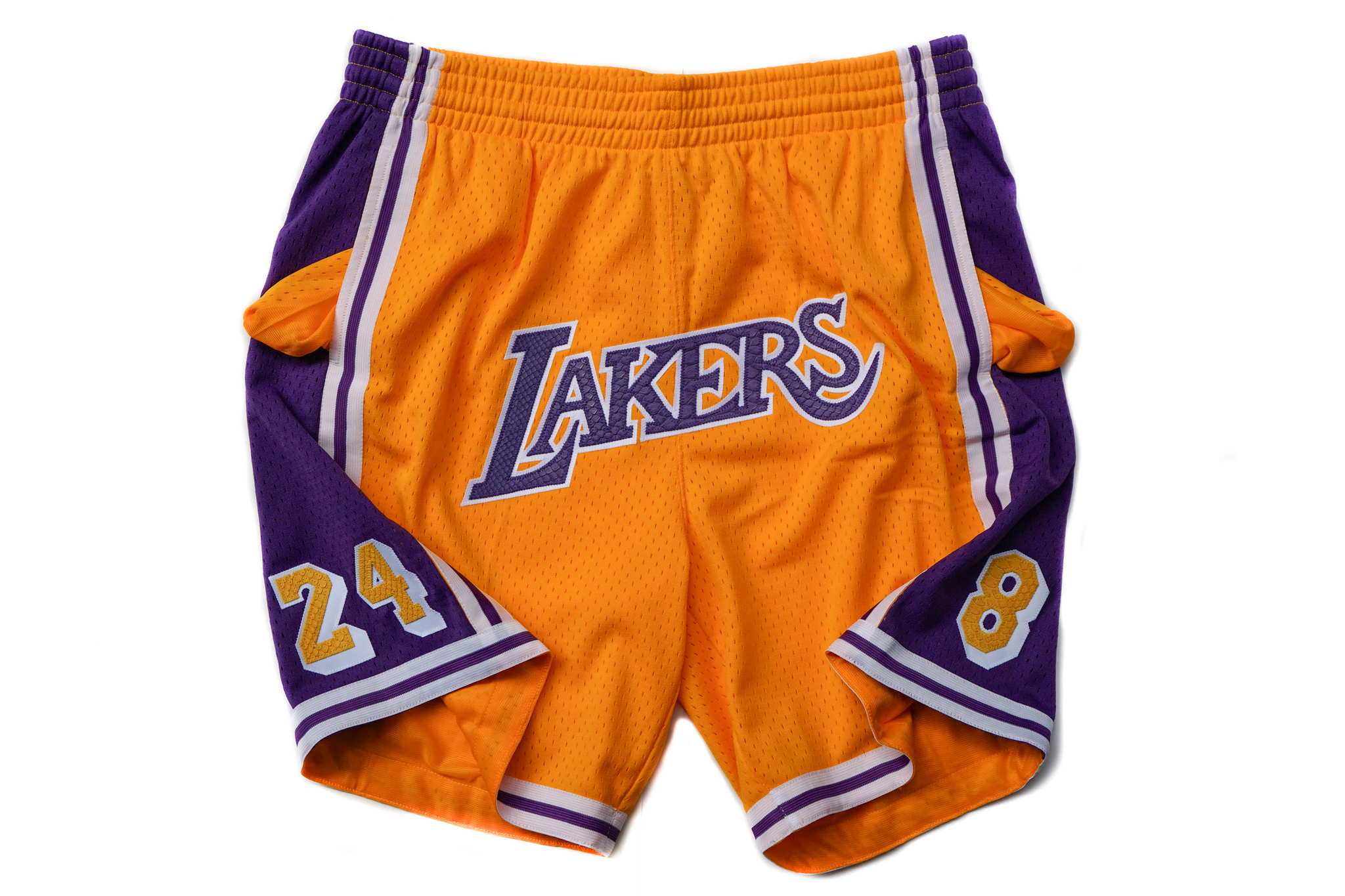 Mitchell & Ness Los Angeles Lakers 1996-1997 Kobe Bryant Edition Python Swingman Shorts (Home)
